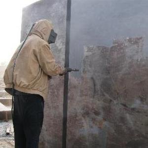 武漢江漢長江六橋鞍座表面噴砂處理